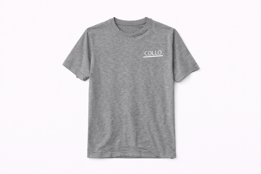 COLLO GRAY DISTRESSED TEE